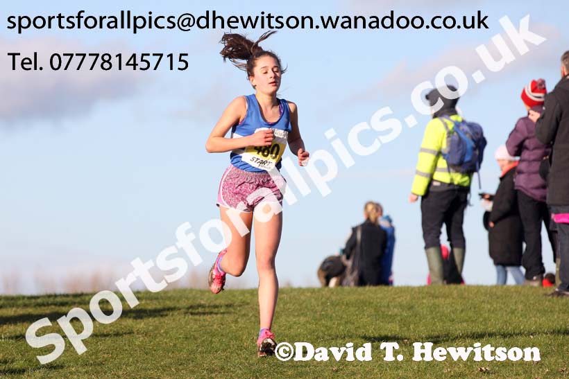 Girls under-15s Start fitness NEHL, South Shields. Photo: David T. Hewitson/Sports for All Pics